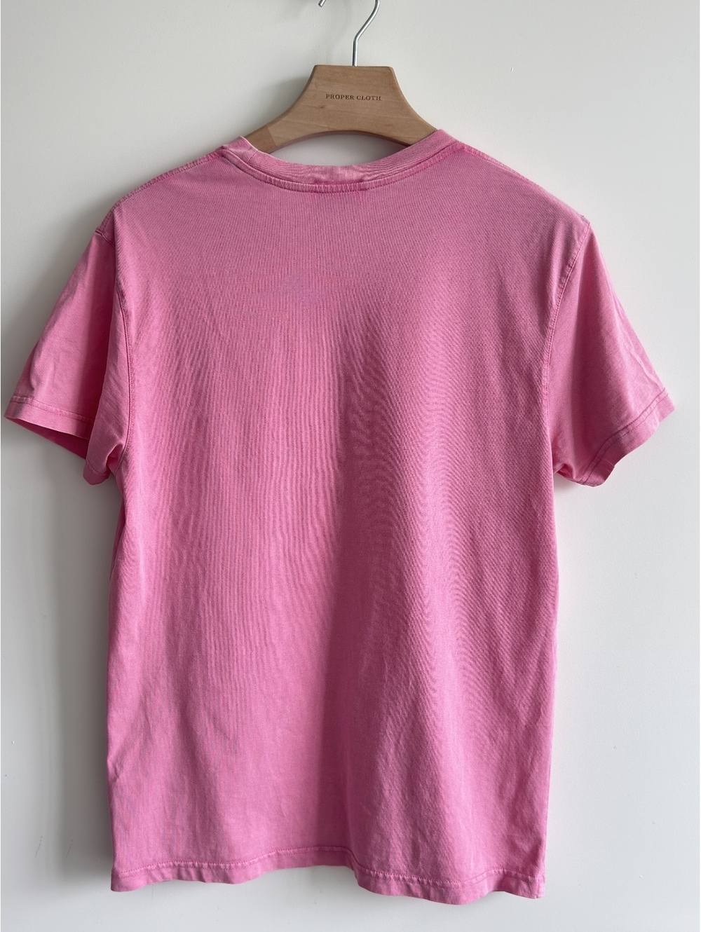 Maison Labiche Paris Pink Embroidered Cotton T-Shirt Size Medium - Picture 5 of 10